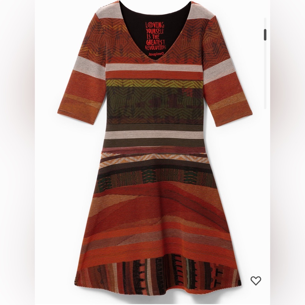 DESIGUAL Earth Tone Short Sleeve - Picture 2 of 13
